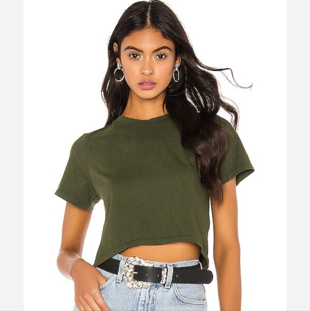 x Karla The Baby Tee in Fatigue Size XS